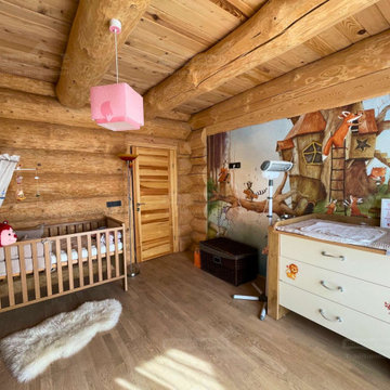 Naturstammhaus Rügen Kinderzimmer
