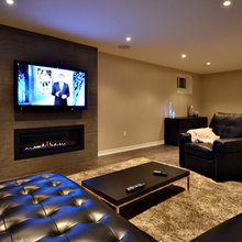 Basement Fireplace