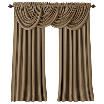 All Seasons Blackout Window Curtain, Antique Gold, 52 in. X 84 in.