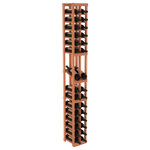 Wine Racks America - 2 Column Display Row Wine Cellar Kit, Redwood, Unstained - Make your best vintage the focal point of your wine cellar. High-reveal display rows create a more intimate setting for avid collectors wine cellars. Our wine cellar kits are constructed to industry-leading standards. You'll be satisfied. We guarantee it.