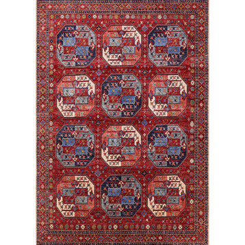 Ahgly Company Indoor Rectangle Mid-Century Modern Area Rugs, 8' x 12'