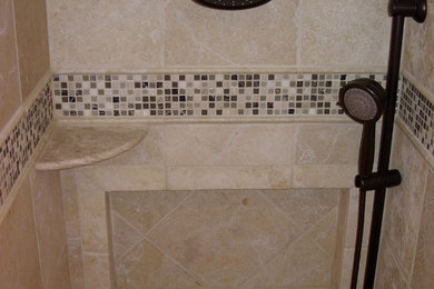 Inspiration for a rustic bathroom remodel in Baltimore