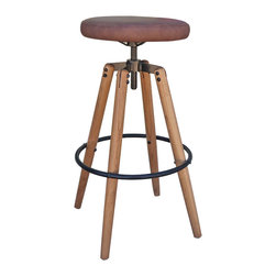 Subiaco Bar Stool in Honey Oak - Bar Stools And Counter Stools