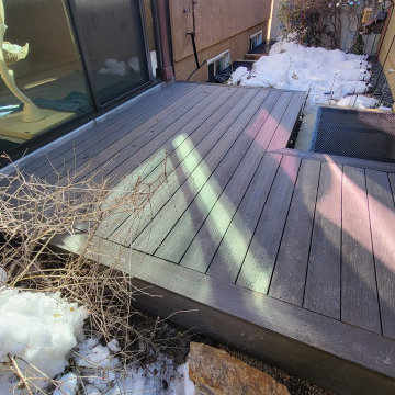 Floating Side-Yard Deck Installation