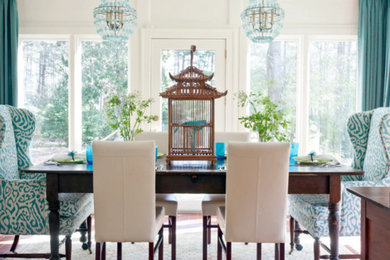 Inspiration for a dining room remodel in Dallas