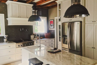 Inspiration for a transitional kitchen remodel in Other
