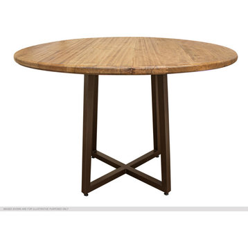 Tulum Solid Mango Wood Contemporary Dining Table and Chair, Table Only