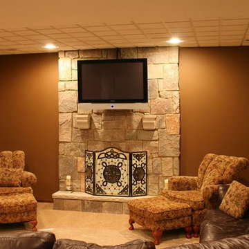 TV Over Fireplace