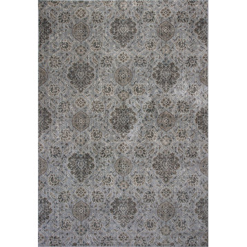 Provence 8605 Silver Allover Kashan 2, 7'10"X 11'2"