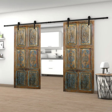 Artisan Carved Custom Barn Doors