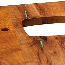 Texas Mesquite with Turquoise Inlay - Products