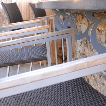 Charcoal and Gas Outdoor Grill Kitchen