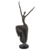 Traditional Brass Polystone Sculpture 58354