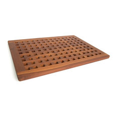 50 Most Por Teak Bath Mats For 2018 Houzz Aqua Teak Bath And Shower Mat Mats