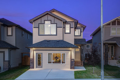Home design - contemporary home design idea in Calgary
