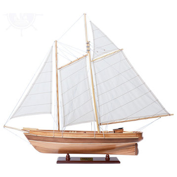 America Wooden model sailing boat
