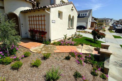 Example of a trendy home design design in San Diego