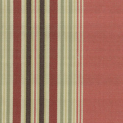ROTH & TOMPKINS TEXTILES - Sanibel Fabric, Nantucket Red, 54''x36'' - Upholstery Fabric