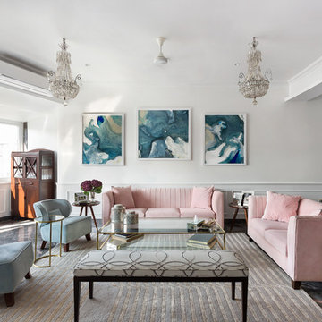 Transitional Living Room