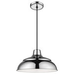 Millennium - Millennium RWHC14-PN One Light Pendant, Polished Nickel Finish - Pendants are the perfect opportunity to blend a utilitarian task light with your own unique design style. Select a pendant light that will reflect not only a beautiful glow, but also your refinement and taste. Light bulbs are not included.