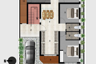 Zubair's residence