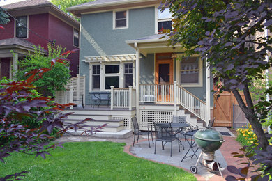 Inspiration for a timeless exterior home remodel in Chicago