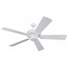 Monte Carlo Ceiling Fan, Grand Prix, White