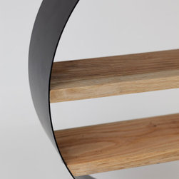 Industrial round hanging shelf - Bookcases