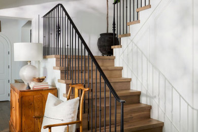 Example of a minimalist staircase design in San Francisco