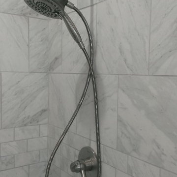 Grab bar blocking installed for later use