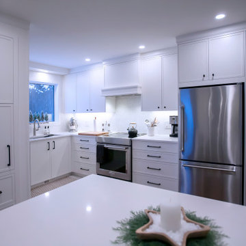 Light and Bright White Kitchen Reno