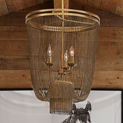 ATHERTON CHAINMAIL CHANDELIER - Chandeliers