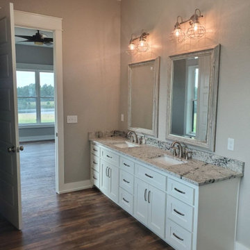 Master bath vanity