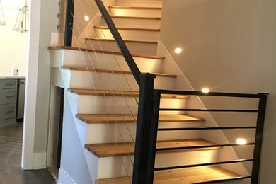 Example of a minimalist staircase design