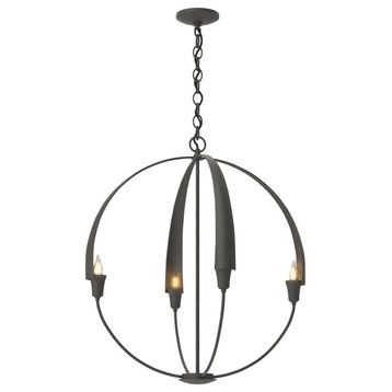 Cirque Large Chandelier, Natural Iron Finish