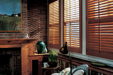 Example of a 1950s living room design in Other
