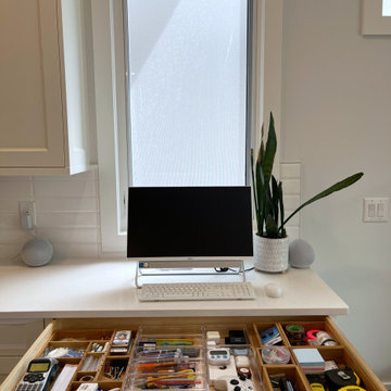 After: A Functional Junk Drawer with Bamboo and Acrylic Dividers
