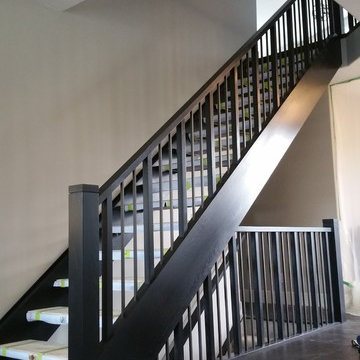 stain and lacquer for new railing
