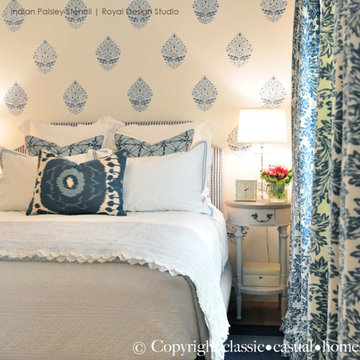 Indian & Paisley Wall Stencil Projects
