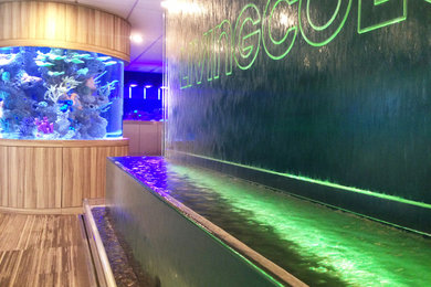 Home design - contemporary home design idea in Miami