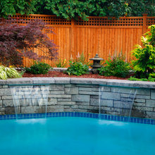 patio and wall