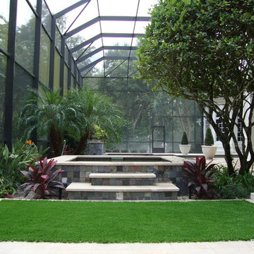 Inside Pool Cages