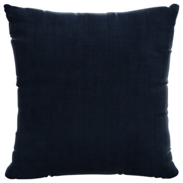 Red from Scalamandre by Cloth & Company 20" Decorative Pillow, Lewis Midnight