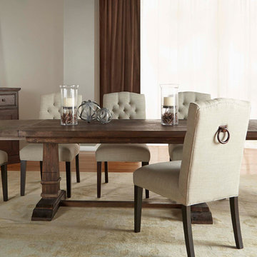 Hudson Rustic Java 5-Piece Formal Dining Set