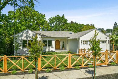 Example of a danish exterior home design in San Francisco