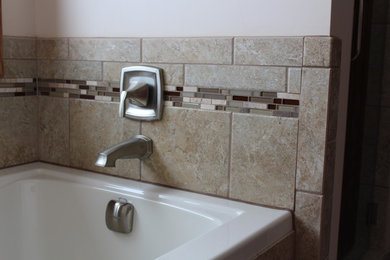 Inspiration for a contemporary bathroom remodel in Other