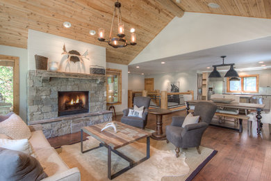 Living room - contemporary living room idea in Other