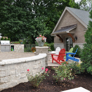 Western Springs - Entry Sidewalk & Outdoor Living Patio