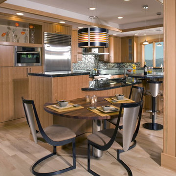 Quarter Sawn Cherry Wood Cabinets