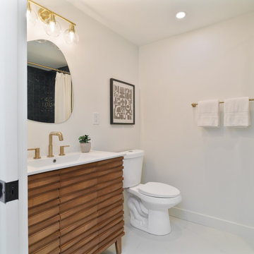Thoughtfully Designed Bathrooms for Kids and Guests — Elevated, Beautiful, Timel